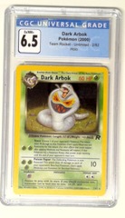 V1480: 2000: Dark Arbok: 2/82: Unlimited Edition: Team Rocket: CGC: 6.5: EX/NM+: 3787392020